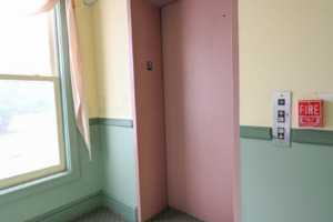 elevator shown as it is available to reach each floor in Gilmor Sloane at Stony Point Center