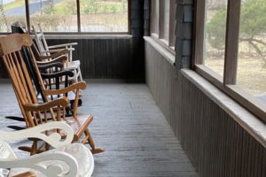 Allison House Rocking Chairs on Porch